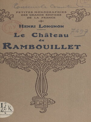 cover image of Le château de Rambouillet
